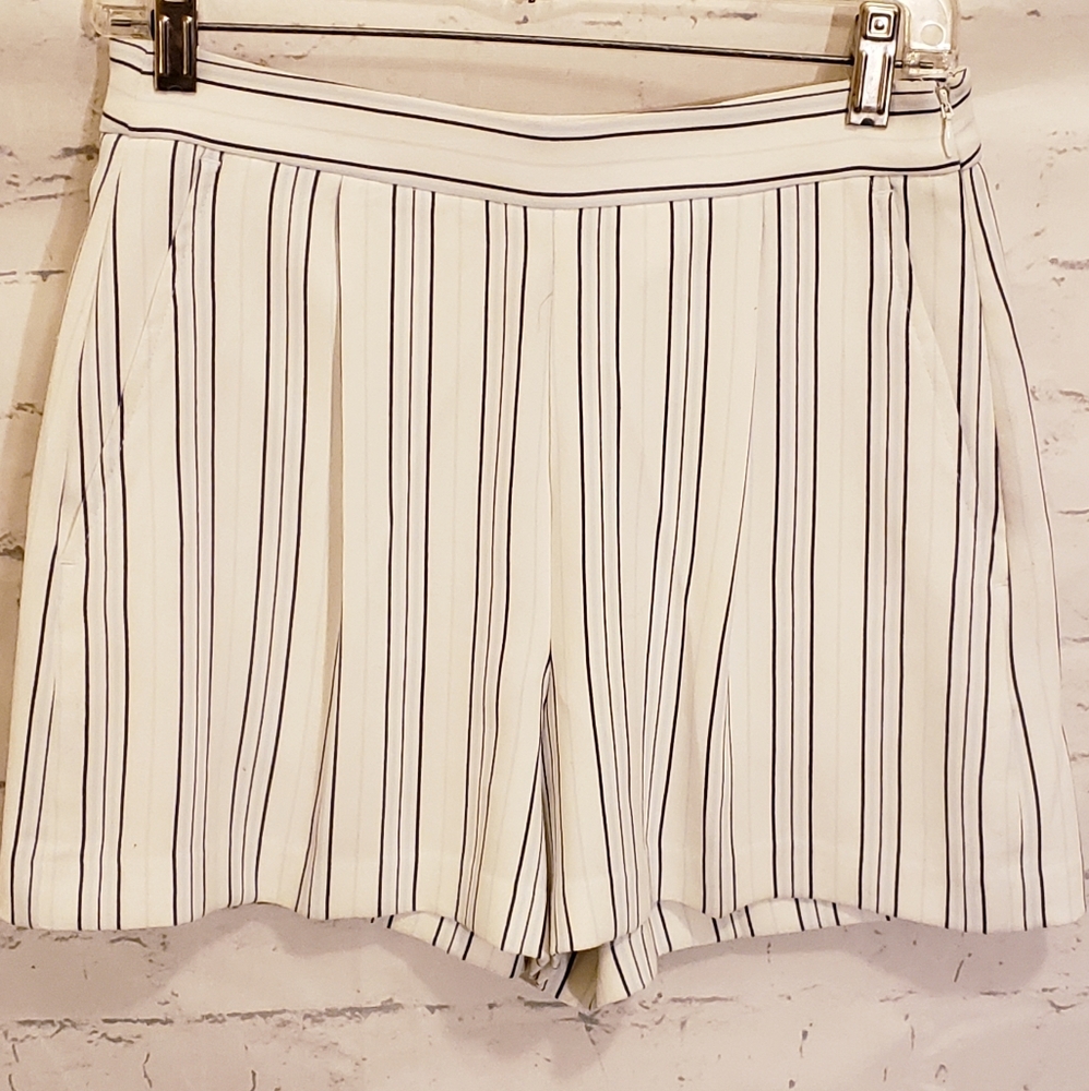 Ann Taylor Fun and Flouncy Pinstripe Shorts